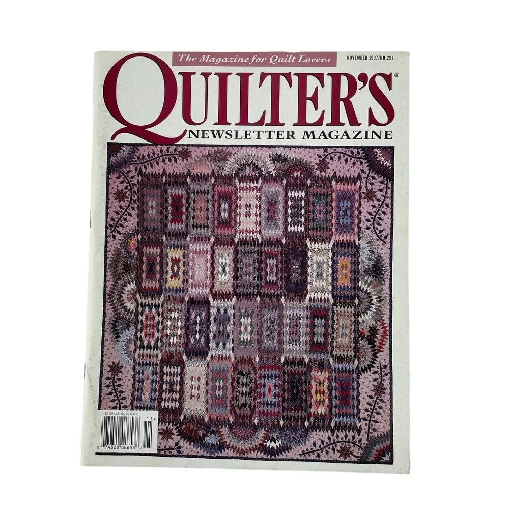 Quilter's Newsletter Magazine‎ Vintage 1997 Lot of 4